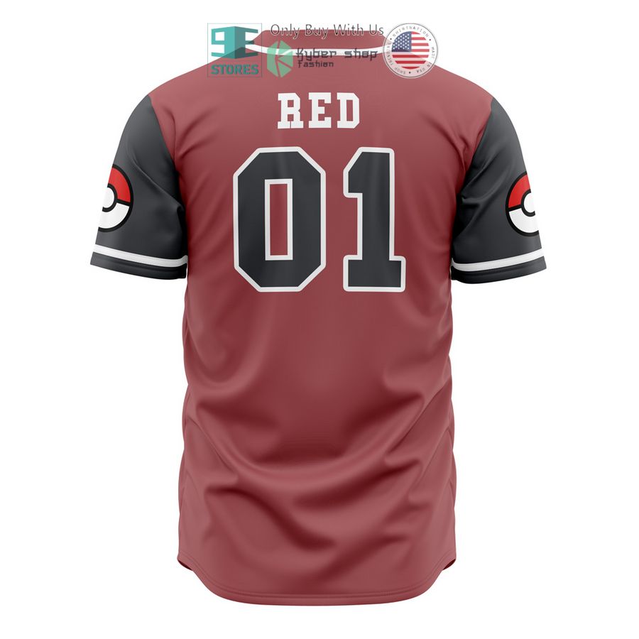 NEW Pokemon Trainers Pokemon Baseball Shirt 3 pokemon trainers pokemon baseball jersey 3 23351