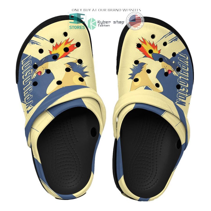 NEW Pokemon Typhlosion Crocband Clog 6 pokemon typhlosion crocs crocband shoes 6 57064
