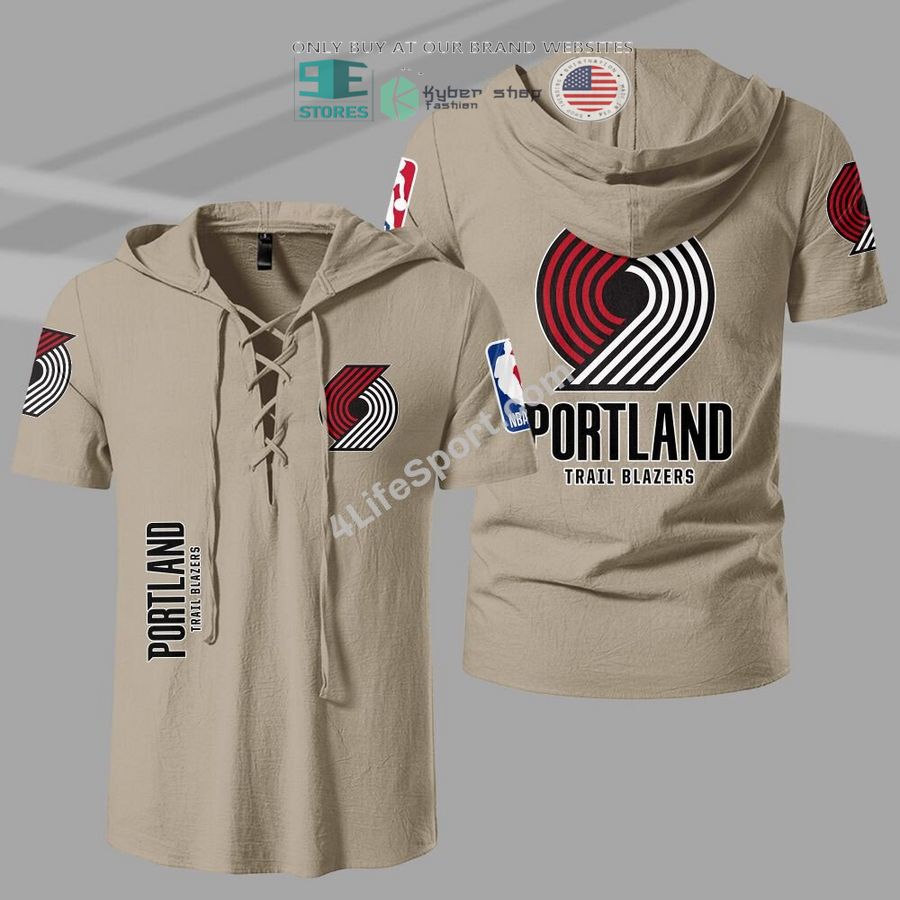 NEW Portland Trail Blazers Men Drawstring Shirt 3 portland trail blazers drawstring shirt 3 24603