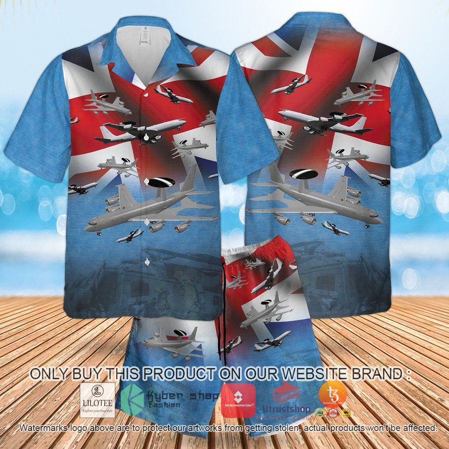 HOT RAF Boeing E-3D Sentry AEW1 Blue Hawaiian Shirt, Shorts 3 raf boeing e 3d sentry aew1 blue hawaiian shirt beach shorts 3 68529