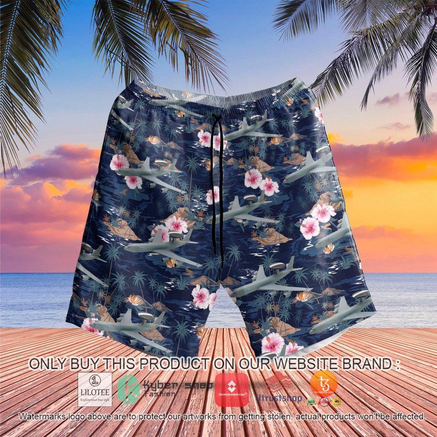 HOT RAF Boeing E-3D Sentry AEW1 Hibiscus Hawaiian Shirt, Shorts 4 raf boeing e 3d sentry aew1 hibiscus hawaiian shirt beach shorts 4 39968
