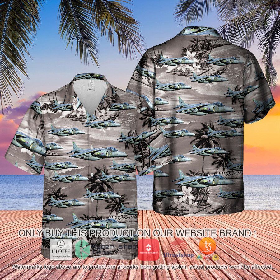 raf british aerospace harrier ii harrier gr7 hawaiian shirt 1 36925