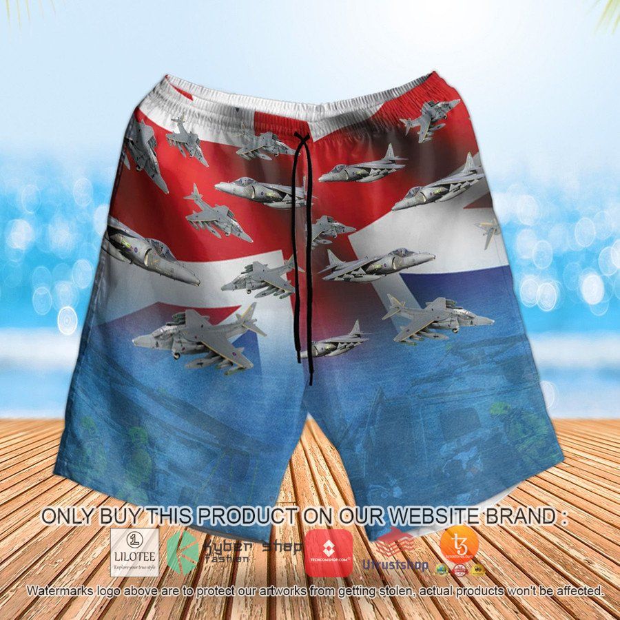 HOT RAF British Aerospace Harrier II-Harrier GR7 Hawaiian Shirt, Shorts 4 raf british aerospace harrier ii harrier gr7 hawaiian shirt beach shorts 4 32260