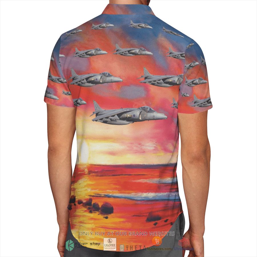 BEST RAF British Aerospace Harrier II-Harrier GR7 Hawaiian Shirt 6 raf british aerospace harrier ii harrier gr7 short sleeve hawaiian shirt 6 20770