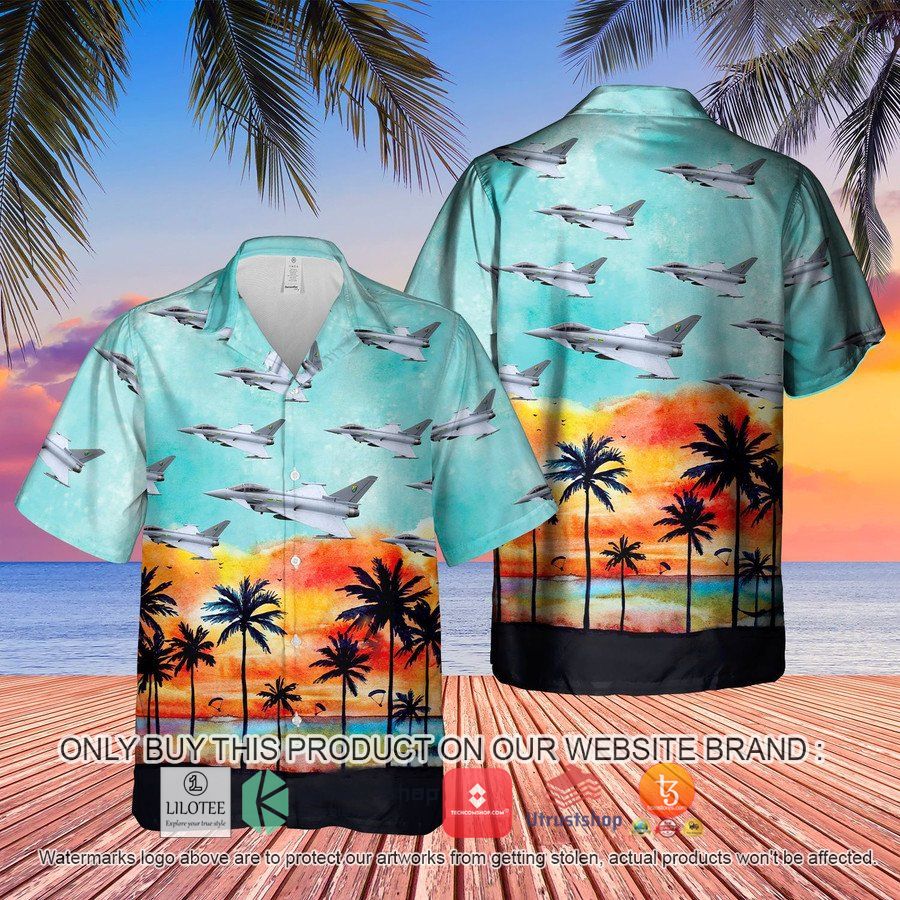 raf eurofighter typhoon fgr4 hawaiian shirt beach shorts 2 24065
