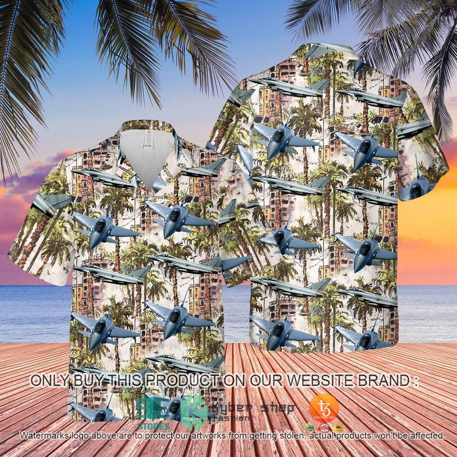NEW RAF Eurofighter Typhoon FGR4 white Hawaii Shirt 2 raf eurofighter typhoon fgr4 white hawaiian shirt shorts 2 18391