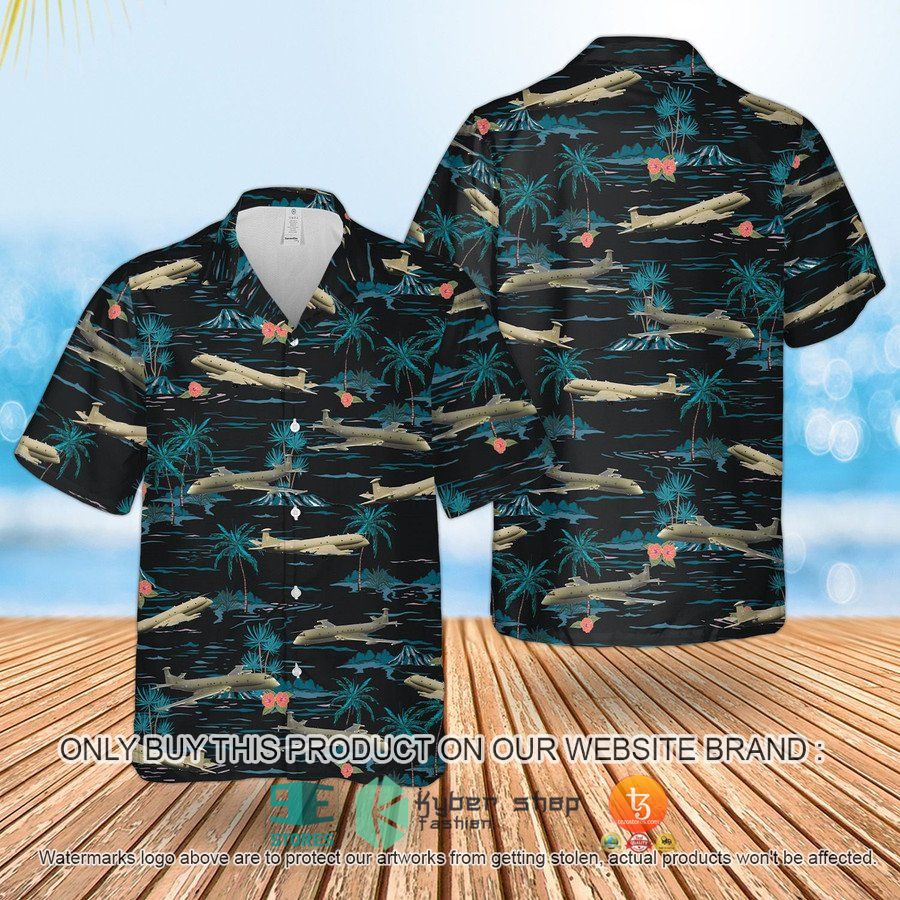 NEW RAF Historical Nimrod MR 2 black Hawaii Shirt 2 raf historical nimrod mr 2 black hawaiian shirt shorts 2 83981