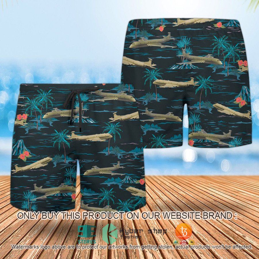 NEW RAF Historical Nimrod MR 2 black Hawaii Shirt 3 raf historical nimrod mr 2 black hawaiian shirt shorts 3 17525