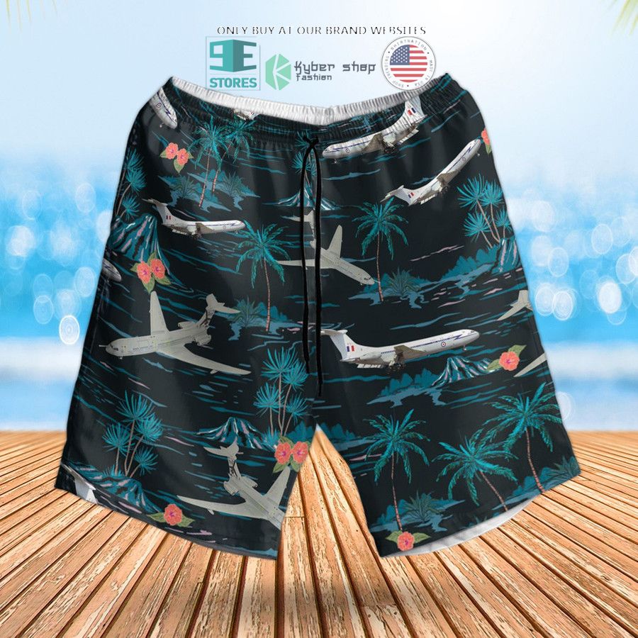 NEW RAF Historical Vickers VC10 black Hawaii Shirt, Shorts 3 raf historical vickers vc10 black hawaiian shirt shorts 3 11281