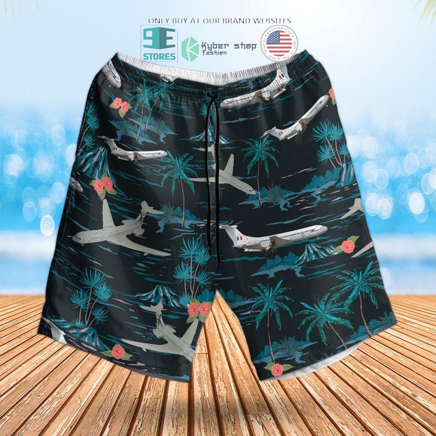 NEW RAF Historical Vickers VC10 black Hawaii Shirt, Shorts 4 raf historical vickers vc10 black hawaiian shirt shorts 4 11642