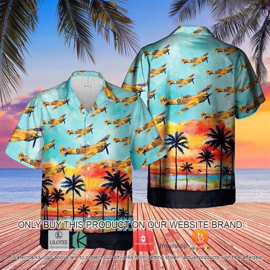 raf supermarine spitfire hawaiian shirt 1 76743