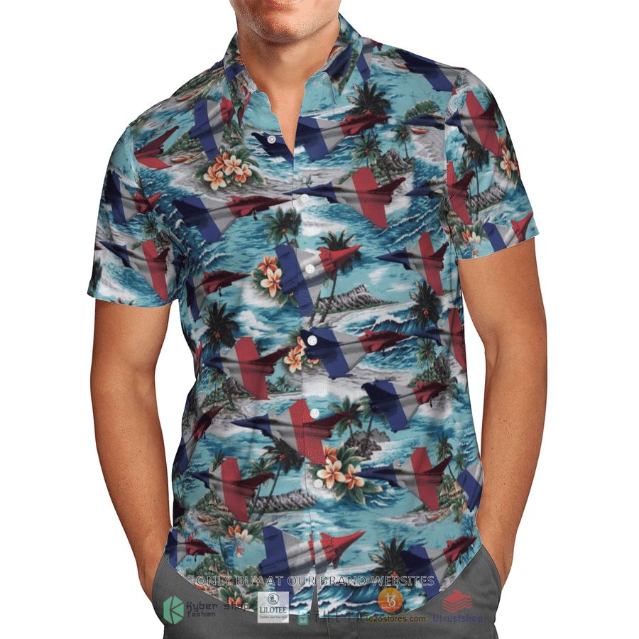 BEST Rafale Solo Display French Coconut blue Hawaiian Shirt 3 rafale solo display french coconut blue short sleeve hawaiian shirt 3 99445