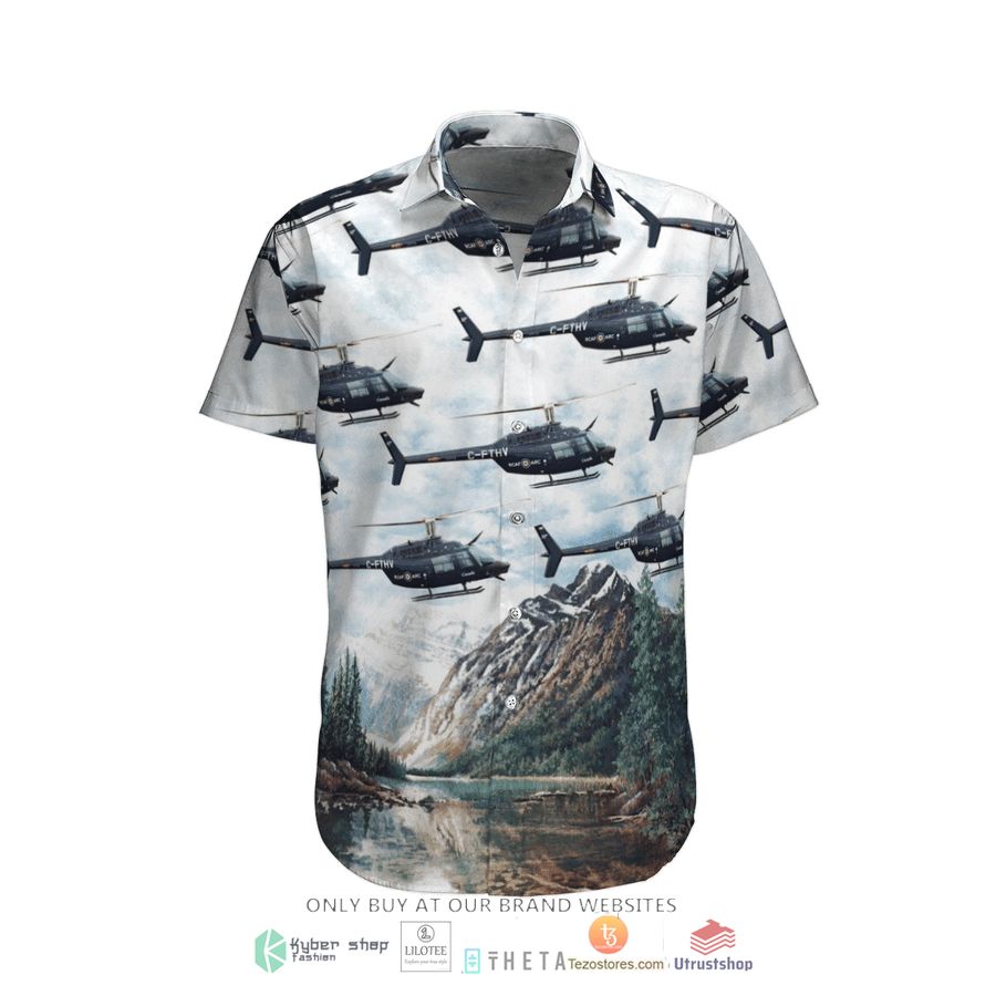 rcaf ch 139 jet ranger short sleeve hawaiian shirt 1 51429