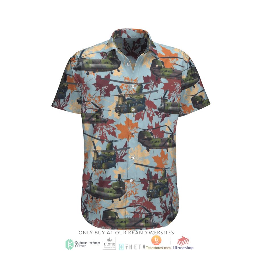 rcaf ch 147 chinook blue short sleeve hawaiian shirt 1 21044