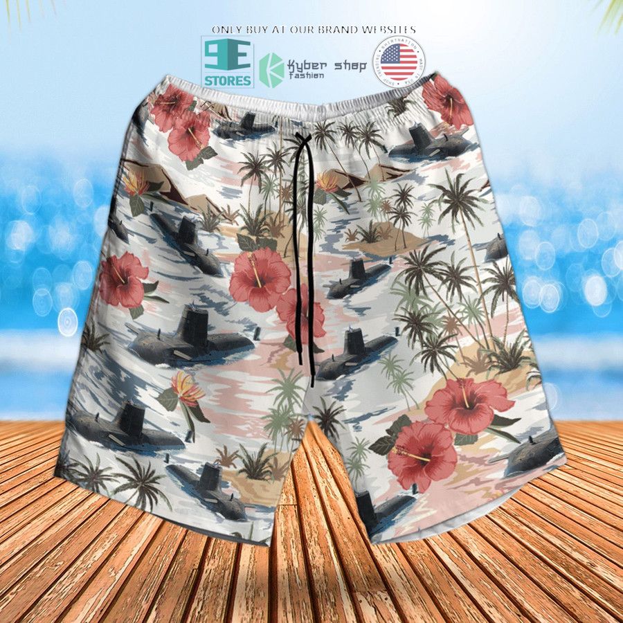 NEW RN Astute Class Submarine HMS Audacious S122 Hawaii Shirt, Shorts 3 rn astute class submarine hms audacious s122 hawaiian shirt shorts 3 38625