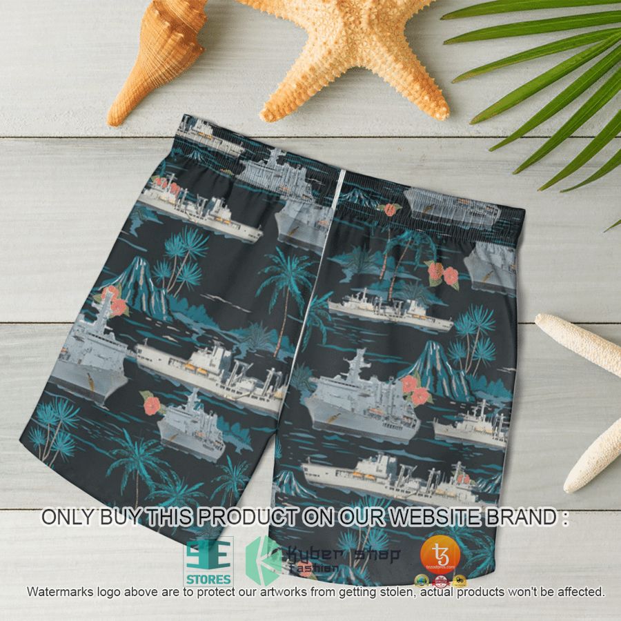NEW RN Historical RFA Fort George A388 Hawaii Shirt 7 rn historical rfa fort george a388 hawaiian shirt shorts 7 23700