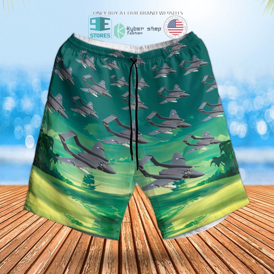 NEW RN Historical Sea Vixen green Hawaii Shirt, Shorts 3 rn historical sea vixen green hawaiian shirt shorts 3 56309