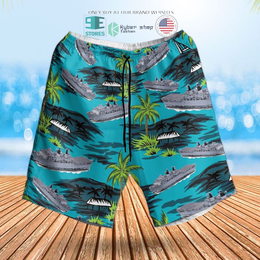 NEW RN HMS Albion L14 Hawaii Shirt, Shorts 3 rn hms albion l14 hawaiian shirt shorts 3 54190