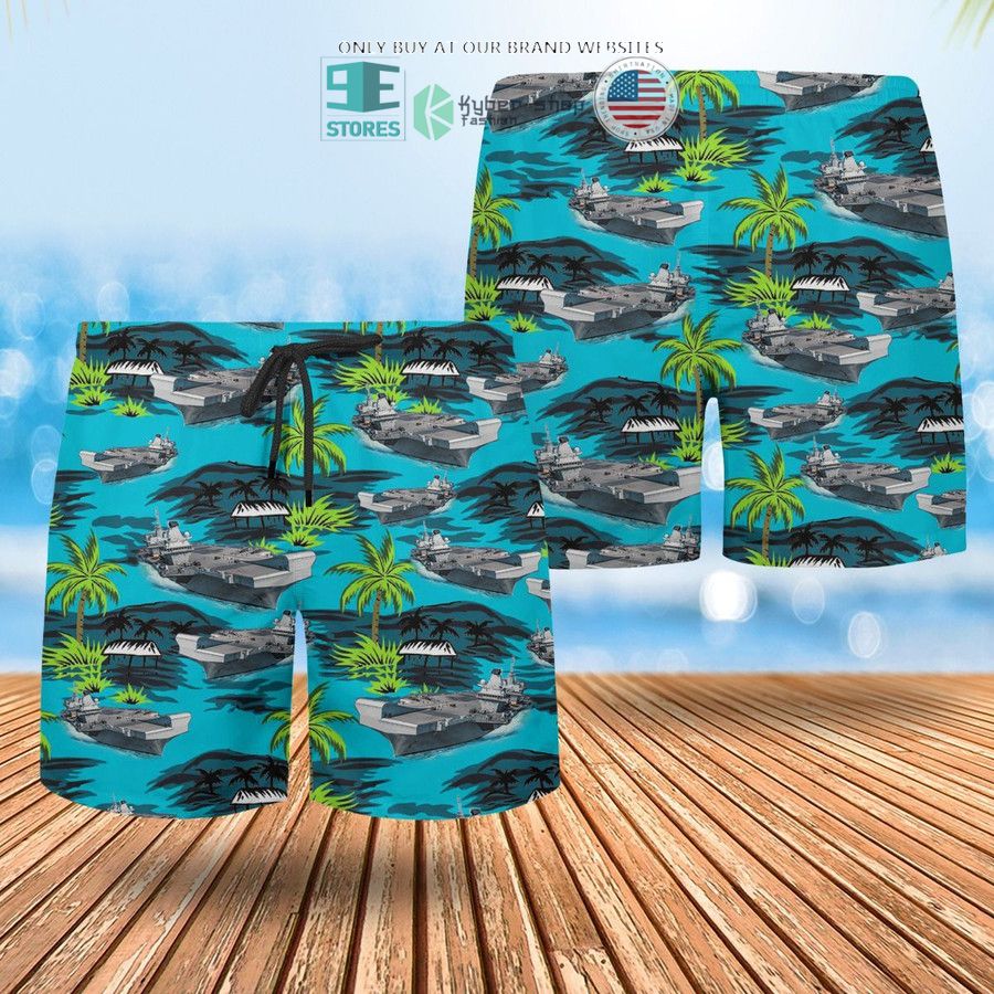NEW RN HMS Prince of Wales R09 Aircraft Carrier Hawaii Shirt, Shorts 3 rn hms prince of wales r09 aircraft carrier hawaiian shirt shorts 3 99921