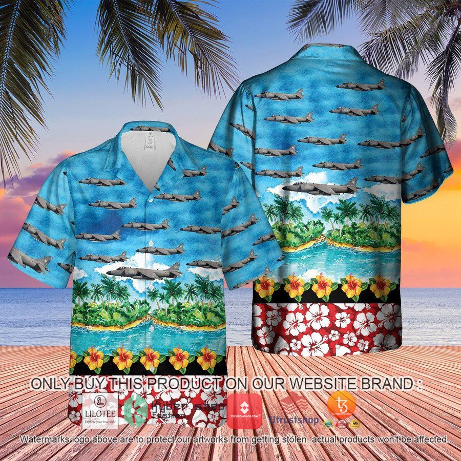 rn sea harrier frs 1 fa 2 combat aircraft hawaiian shirt 2 17781
