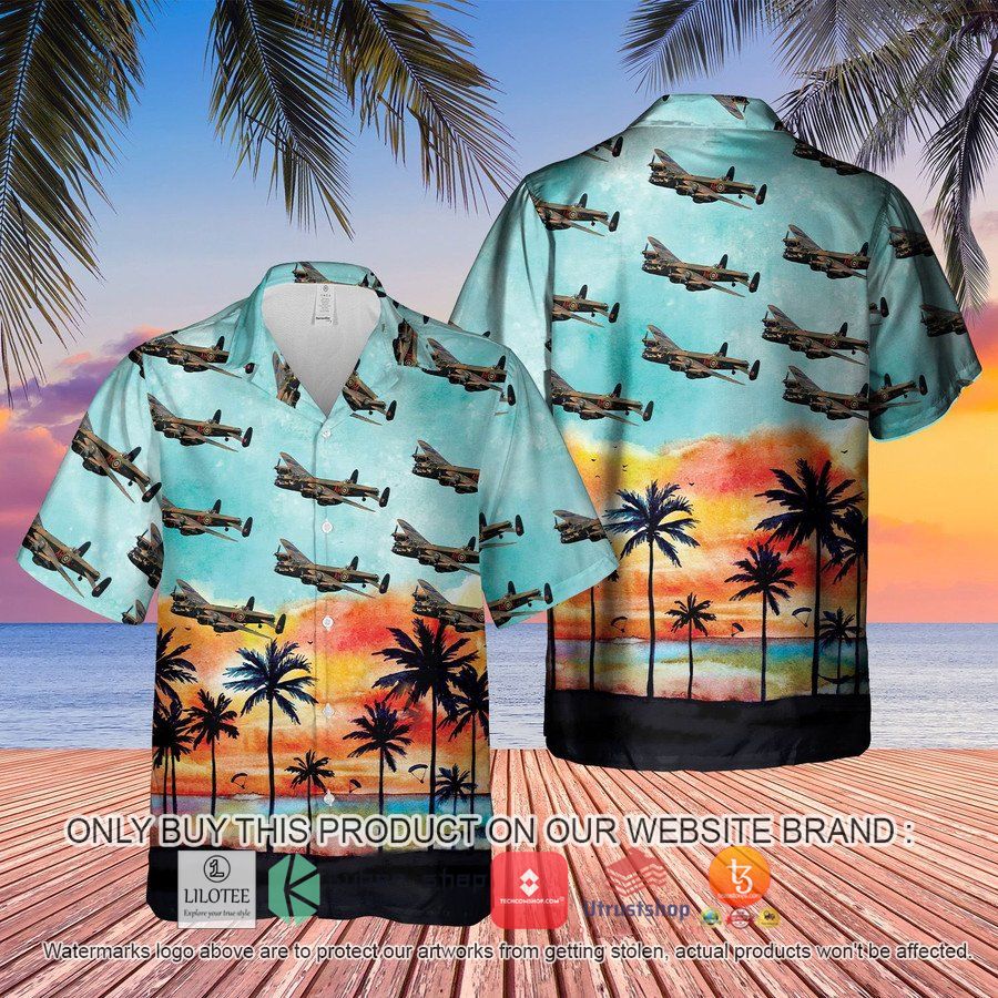 royal air force avro lancaster hawaiian shirt 2 62817