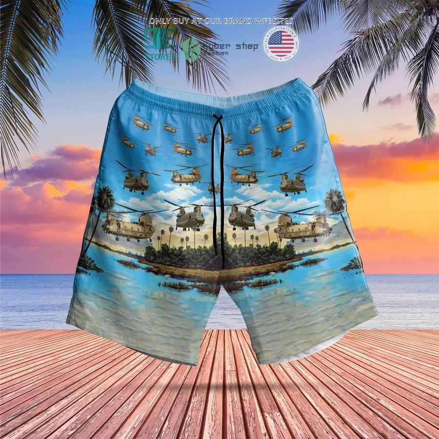 NEW Royal Air Force Boeing Chinook blue Hawaii Shirt, Shorts 6 royal air force boeing chinook blue hawaiian shirt shorts 6 42897