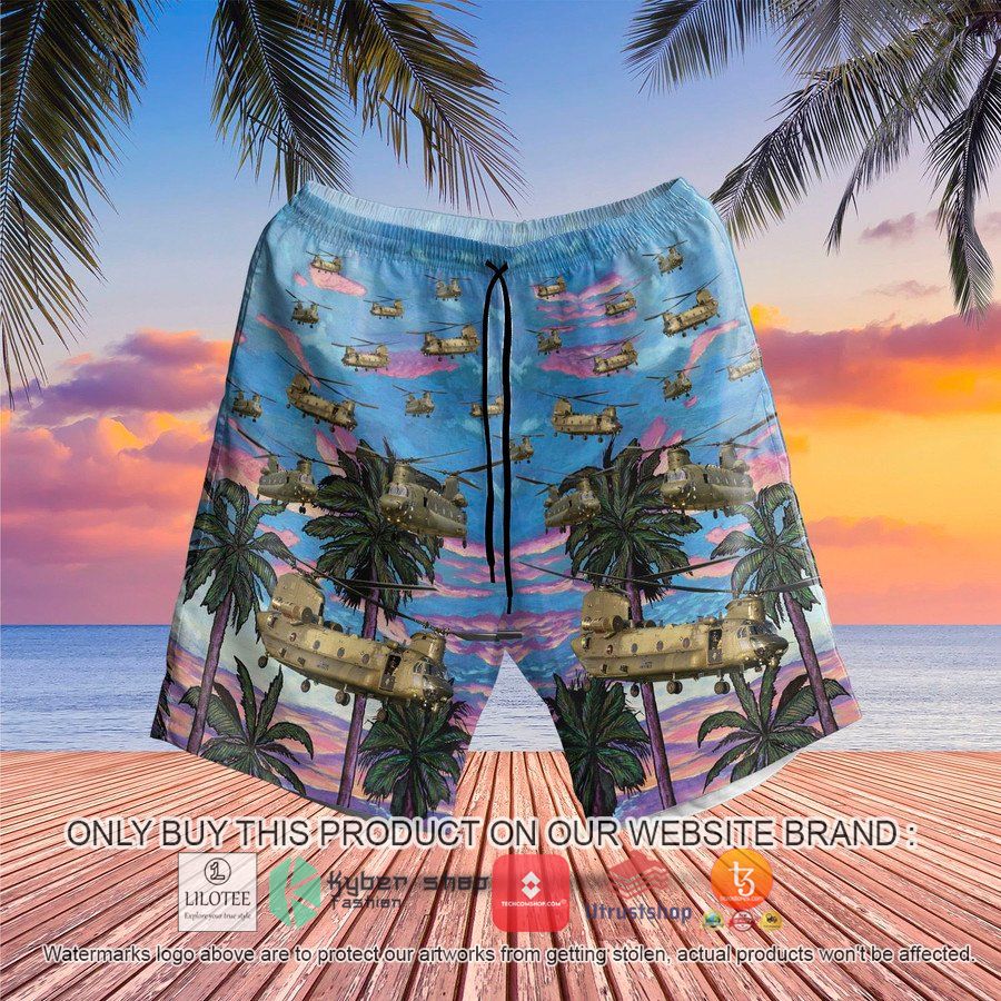 HOT Royal Air Force Boeing Chinook Hawaiian Shirt, Shorts 5 royal air force boeing chinook hawaiian shirt beach shorts 5 39240