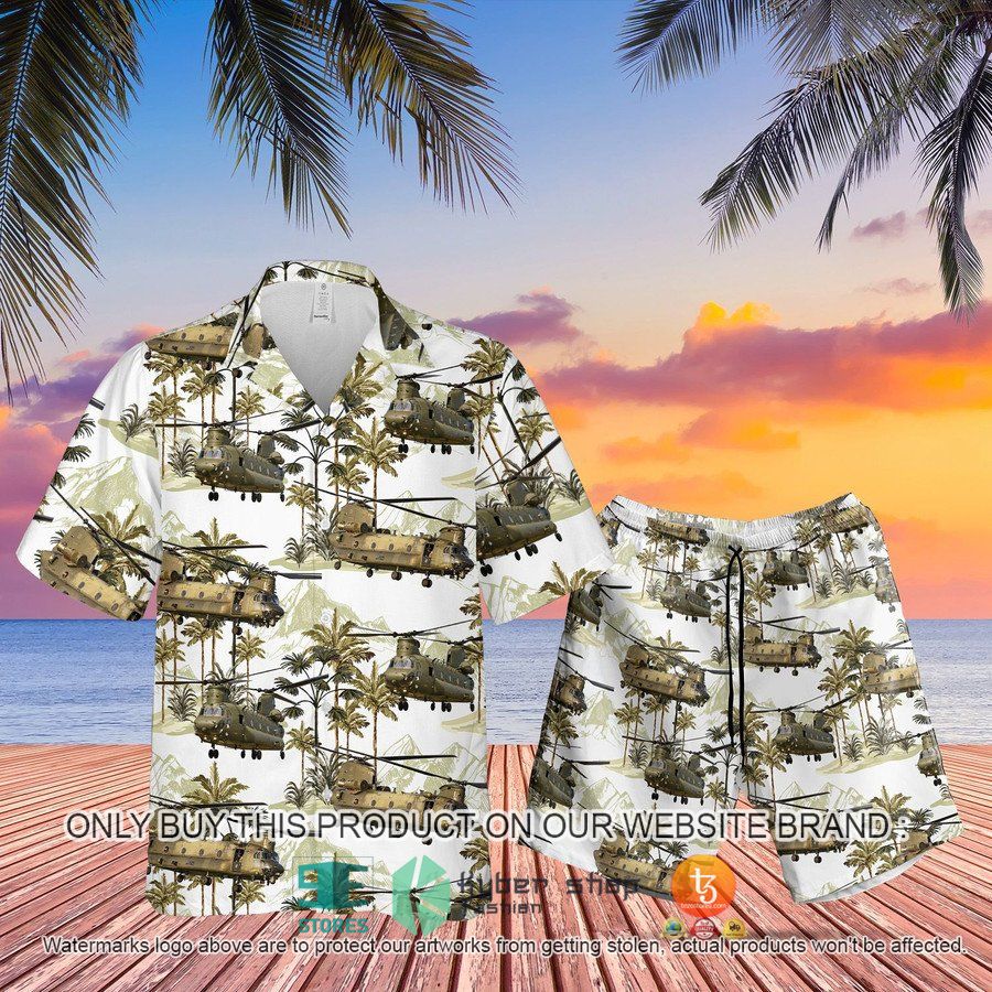 NEW Royal Air Force Boeing Chinook palm tree Hawaii Shirt 2 royal air force boeing chinook palm tree hawaiian shirt shorts 2 96987