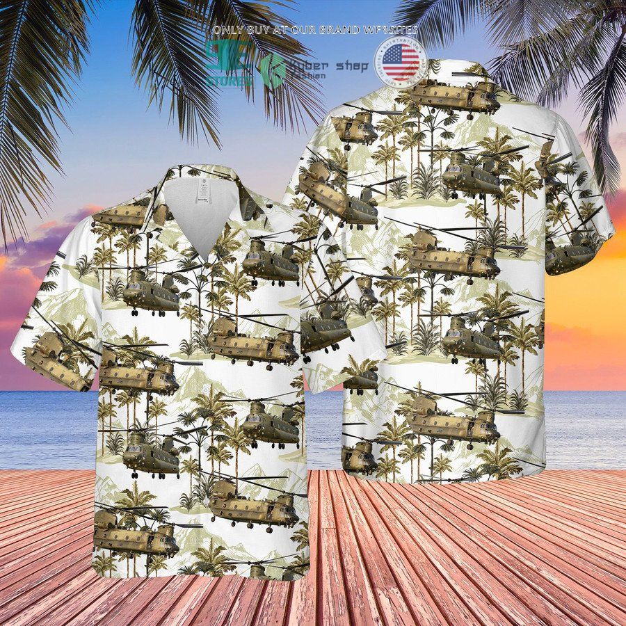 NEW Royal Air Force Boeing Chinook palm tree Hawaii Shirt, Shorts 4 royal air force boeing chinook palm tree hawaiian shirt shorts 4 73868