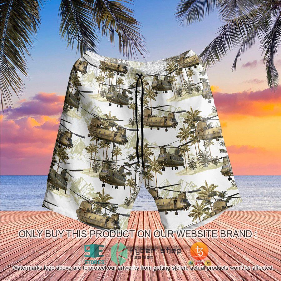 NEW Royal Air Force Boeing Chinook palm tree Hawaii Shirt 6 royal air force boeing chinook palm tree hawaiian shirt shorts 6 56500