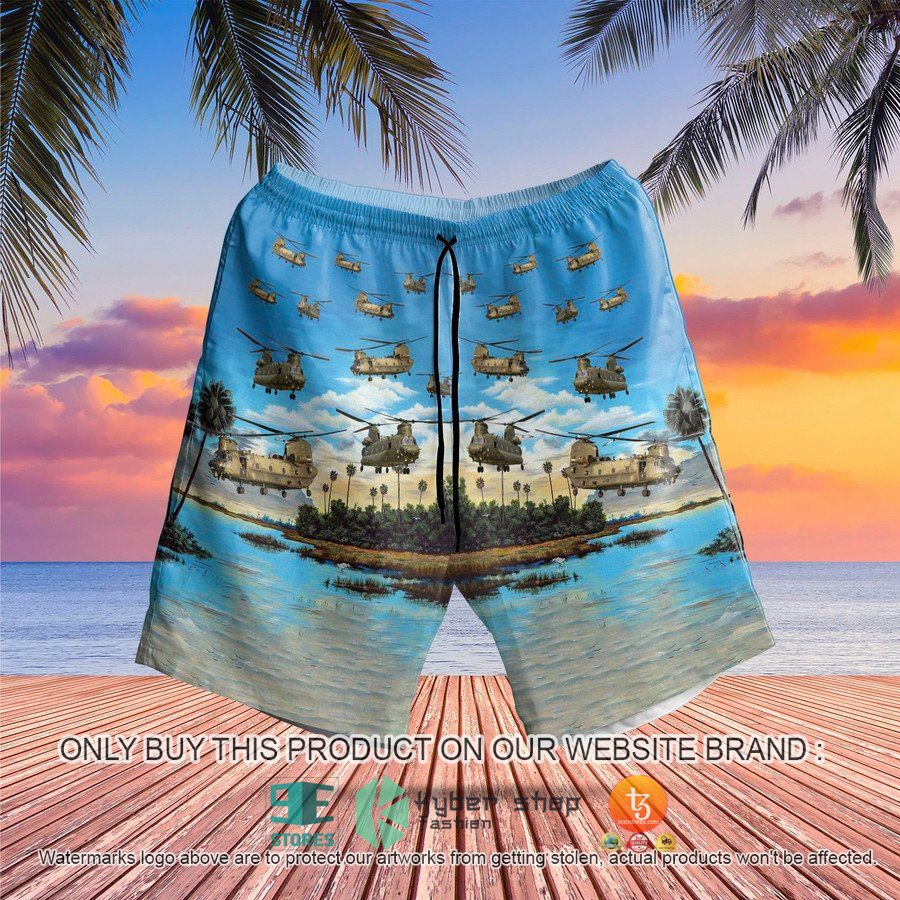 NEW Royal Air Force Boeing Chinook sky Hawaii Shirt 5 royal air force boeing chinook sky hawaiian shirt shorts 5 27966
