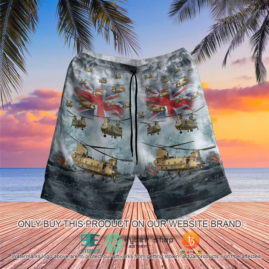 NEW Royal Air Force Boeing Chinook UK Flag Hawaii Shirt 5 royal air force boeing chinook uk flag hawaiian shirt shorts 5 64719