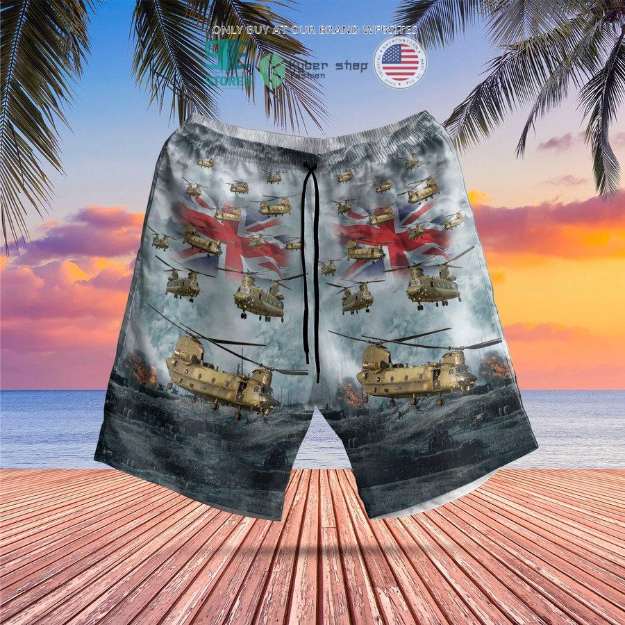 NEW Royal Air Force Boeing Chinook UK Flag Hawaii Shirt, Shorts 5 royal air force boeing chinook uk flag hawaiian shirt shorts 5 75824