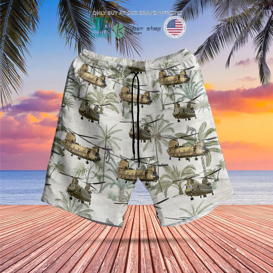 NEW Royal Air Force Boeing Chinook white Hawaii Shirt, Shorts 5 royal air force boeing chinook white hawaiian shirt shorts 5 90622