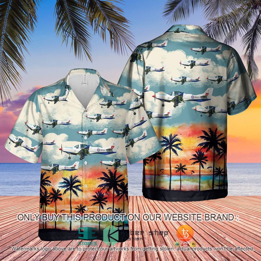 NEW Royal Air Force Prefect T1 Sky Hawaii Shirt 1 royal air force prefect t1 sky hawaiian shirt shorts 1 10101