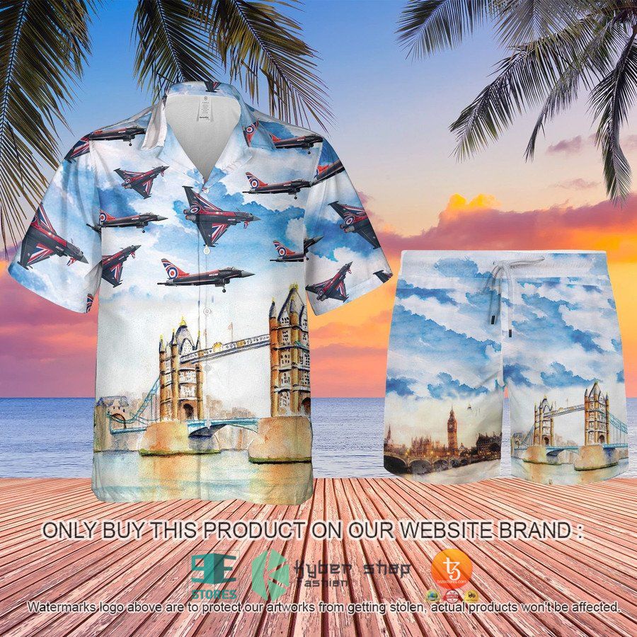 NEW Royal Air Force Union Flag Typhoon Aircraft Tower Bridge Hawaii Shirt 9 royal air force union flag typhoon aircraft tower bridge hawaiian shirt shorts 1 91170
