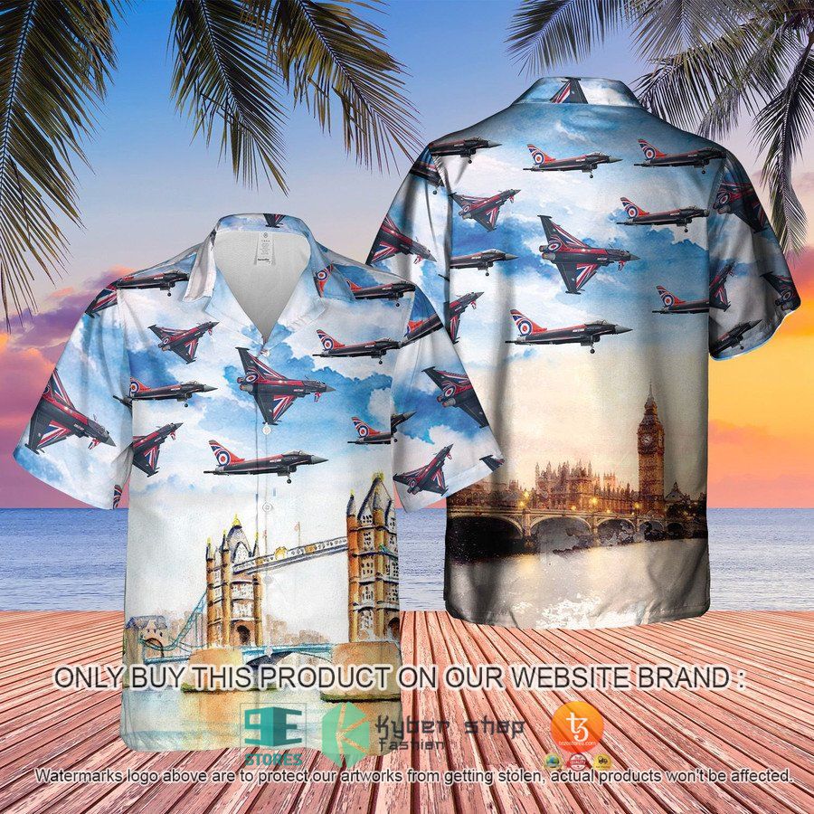 NEW Royal Air Force Union Flag Typhoon Aircraft Tower Bridge Hawaii Shirt 3 royal air force union flag typhoon aircraft tower bridge hawaiian shirt shorts 3 82845