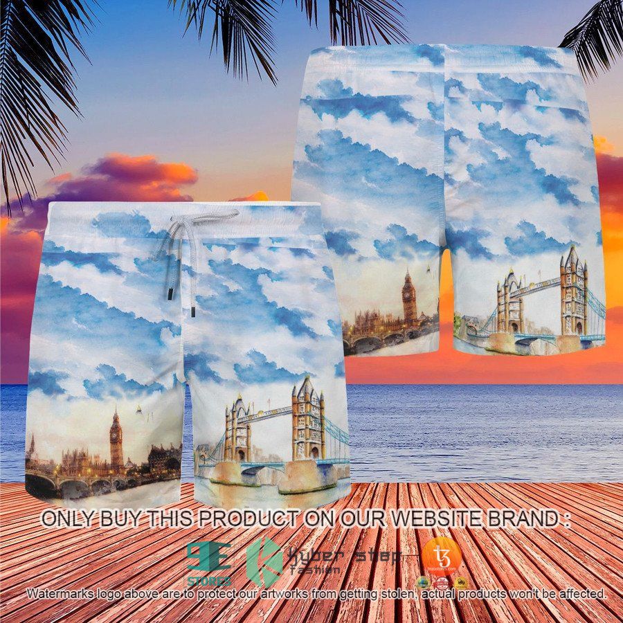NEW Royal Air Force Union Flag Typhoon Aircraft Tower Bridge Hawaii Shirt 6 royal air force union flag typhoon aircraft tower bridge hawaiian shirt shorts 6 93177