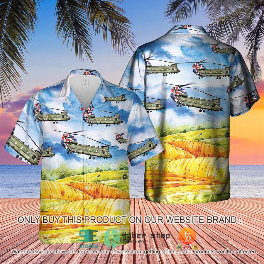 NEW Royal Air Force Union Jack Chinook 40th Anniversary field Hawaii Shirt 4 royal air force union jack chinook 40th anniversary field hawaiian shirt shorts 4 84678