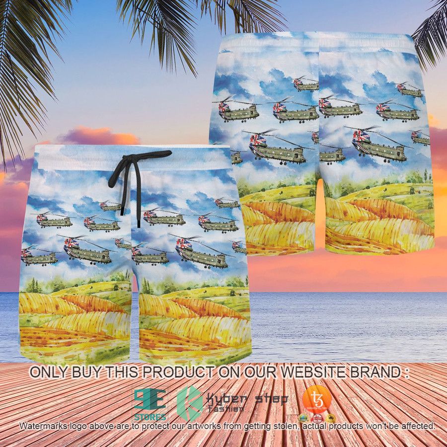 NEW Royal Air Force Union Jack Chinook 40th Anniversary field Hawaii Shirt 5 royal air force union jack chinook 40th anniversary field hawaiian shirt shorts 5 11302