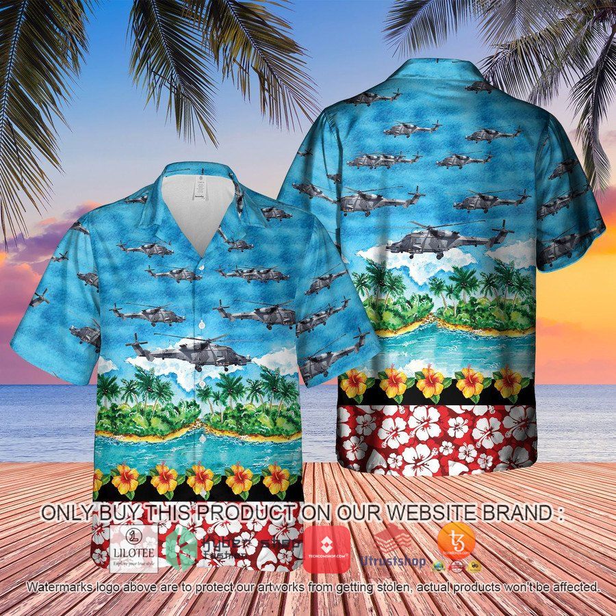 royal navy agustawestland aw159 wildcat hma2 ah1 rotary wing hawaiian shirt 2 97090