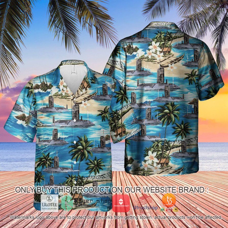 royal navy trafalgar class attack submarine hms triumph s93 hawaiian shirt 1 35015