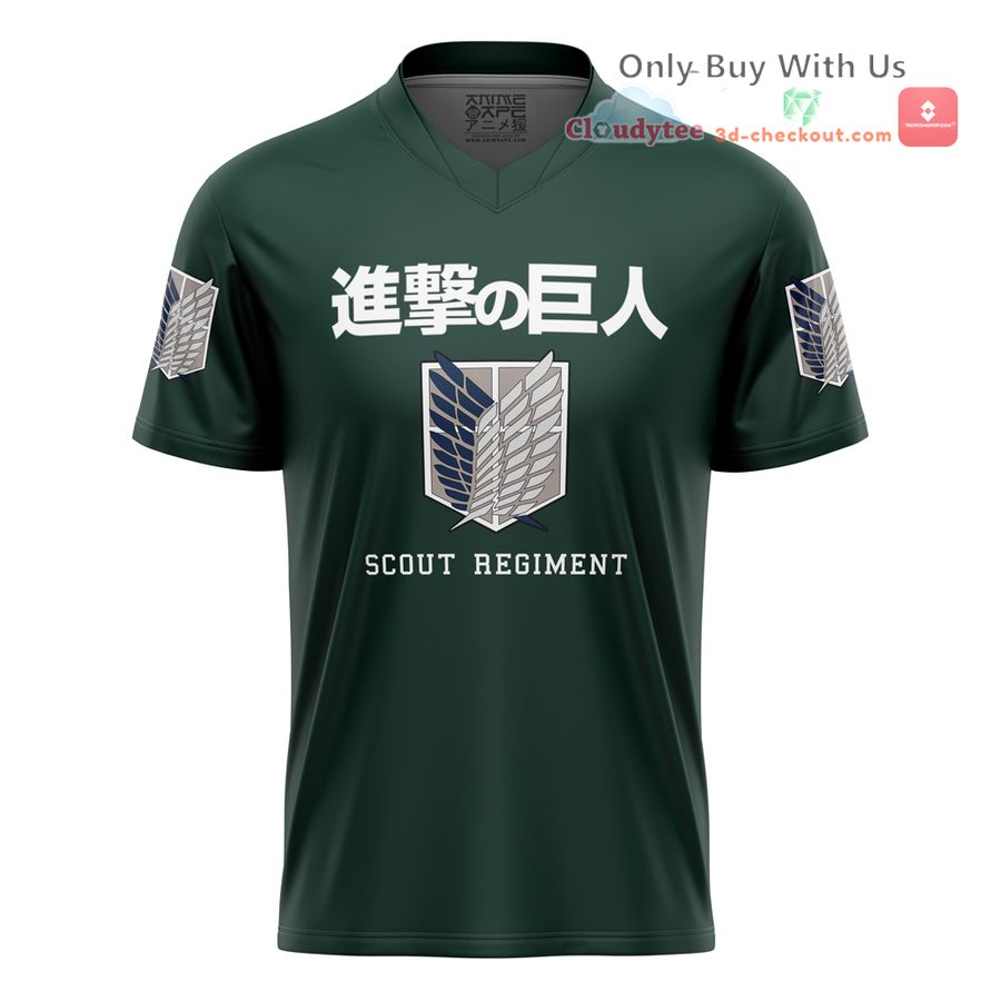 scouting regiment attack on titan football jersey 2 59127