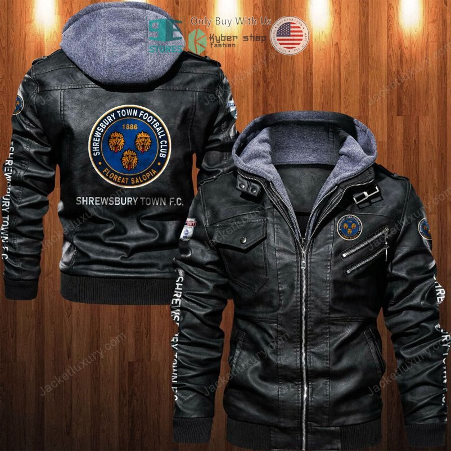 shrewsbury town leather jacket 1 29518
