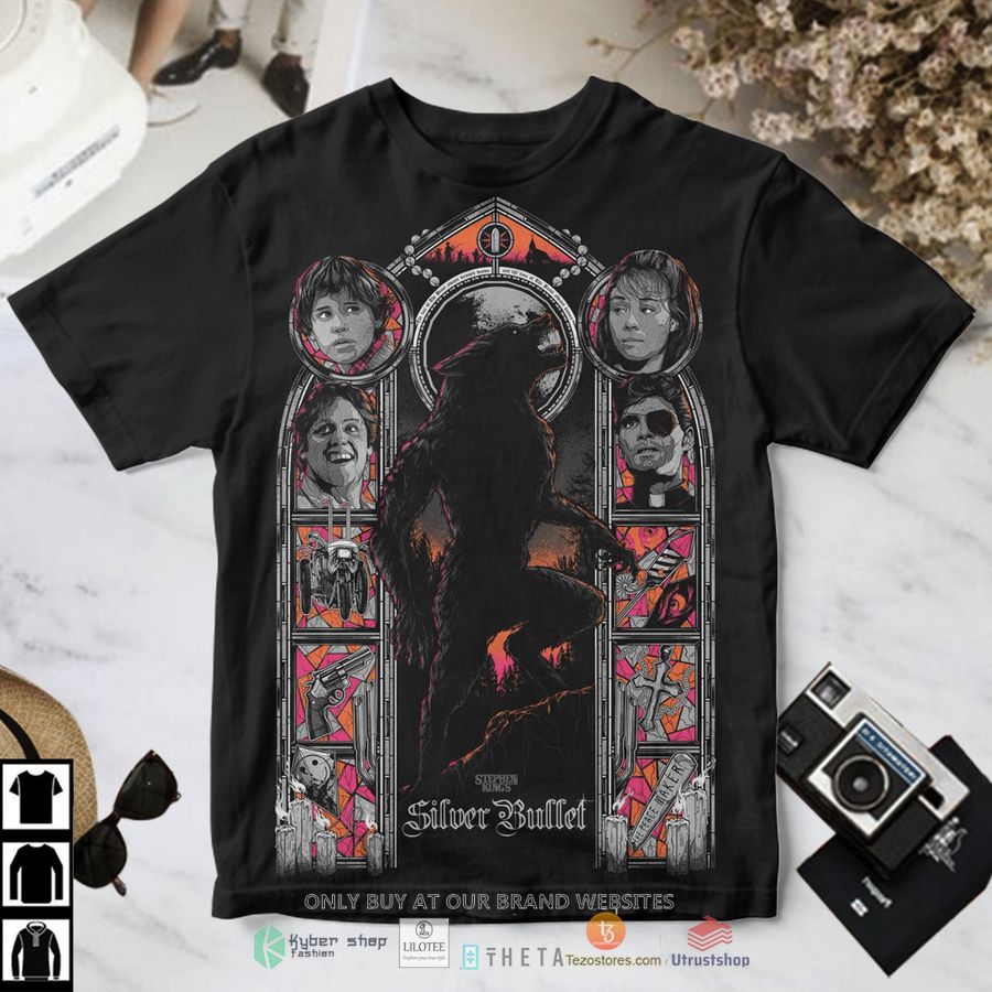 silver bullet wolf characters t shirt 1 72480