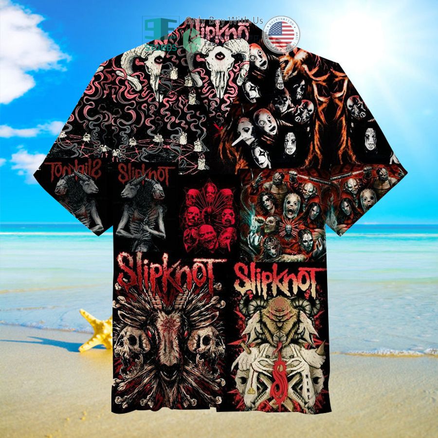 slipknot band poster hawaiian shirt 1 43254