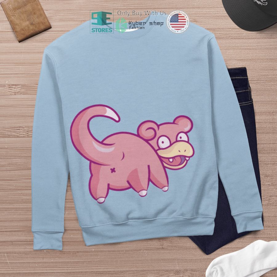 slowpoke blue pastel sweatshirt sweater 1 49231