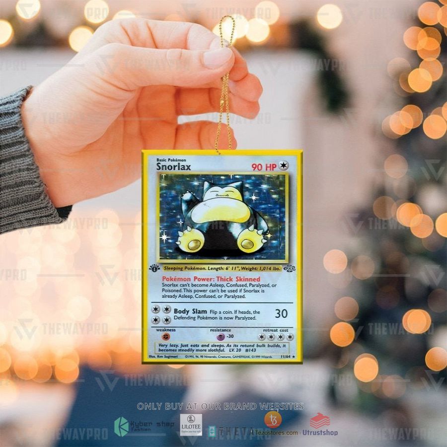 snorlax 90 hp christmas ornament 1 29299