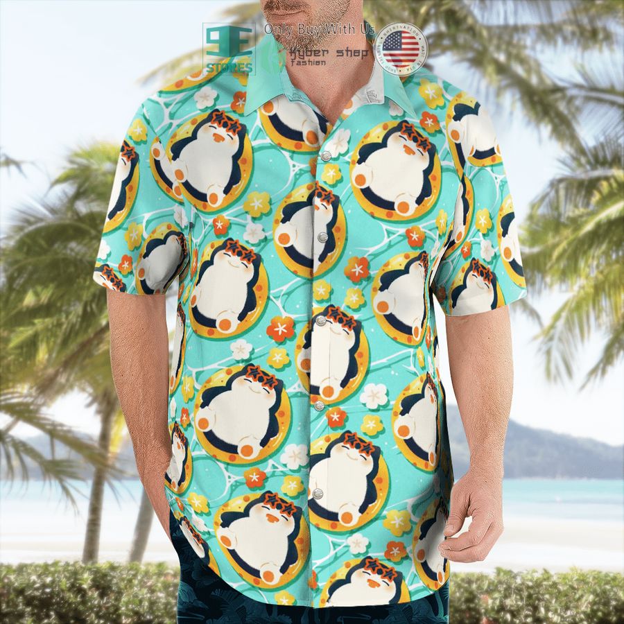 NEW Snorlax On Vacation Hawaii Shirt, Shorts 4 snorlax on vacation hawaiian shirt shorts 4 73725