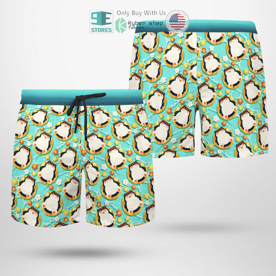 NEW Snorlax On Vacation Hawaii Shirt, Shorts 5 snorlax on vacation hawaiian shirt shorts 5 17940